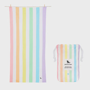 Dock & Bay Quick Dry Beach Towel - Unicorn Waves