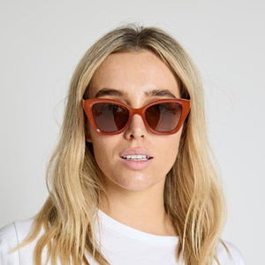 Miami Sunglasses - Transparent Red - Stella + Gemma