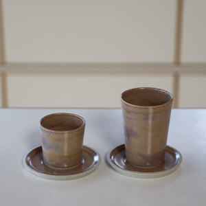 Latte Cup & Saucer - Maple - Maeve