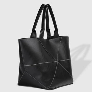 Roma Tote Bag - Black - Louen Hide