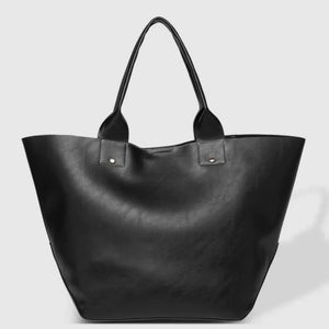 Roma Tote Bag - Black - Louen Hide