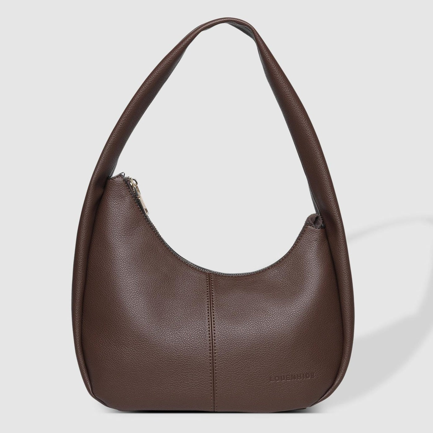 Capri Shoulder Bag - Chocolate - Louen Hide