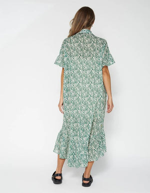 Stella Gemma MAGNOLIA DRESS - GRASSY ZEBRA