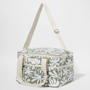 Canvas Cooler Bag Vacay Olive - Sunnylife