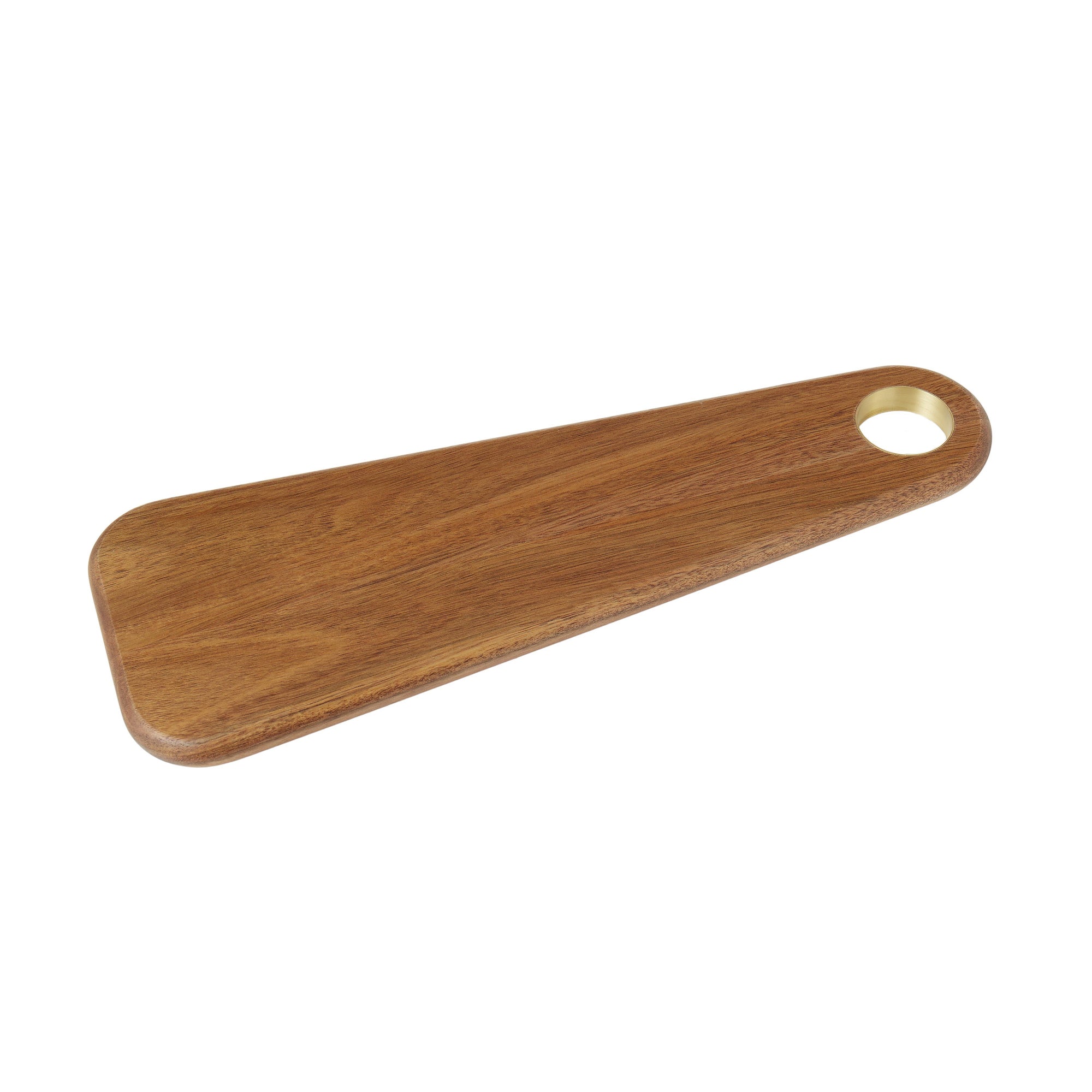 DAVIS & WADDELL ACACIA & BRASS SERVING BOARD NATURAL 45X16X1.8CM