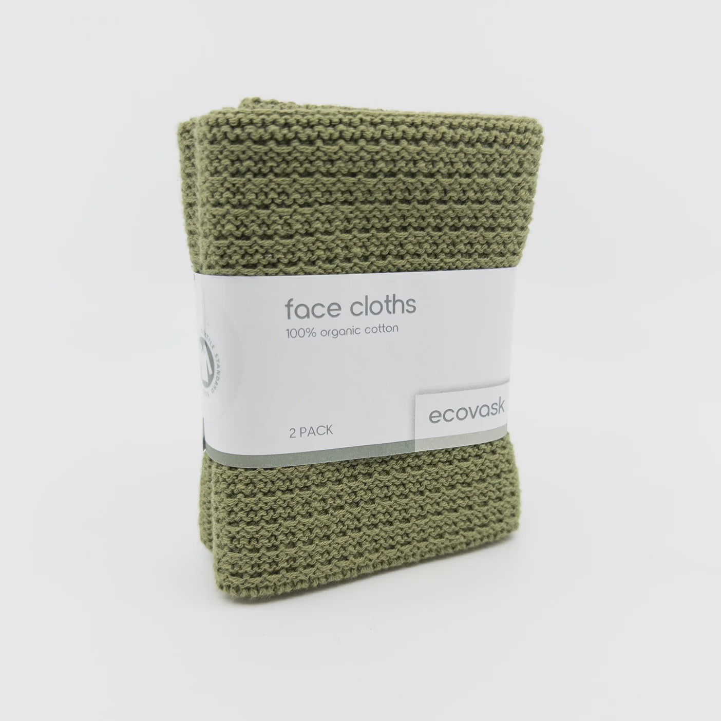 Face Cloth Pk Pistachio - Ecovask