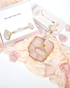 Bopo Women Facial Roller Rose Quartz