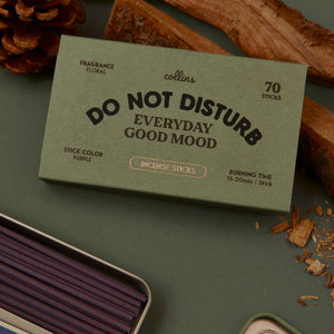 COLLINS Natural Incense Sticks Do Not Disturb