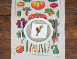 Cavallini & Co - Vegetable Garden - Tea Towel