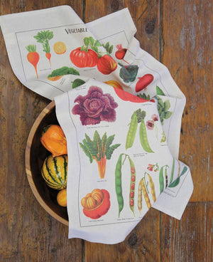 Cavallini & Co - Vegetable Garden - Tea Towel