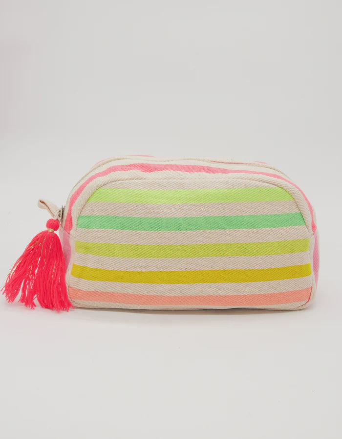 Cosmetic Bag Coloured Stripes Stella + Gemma