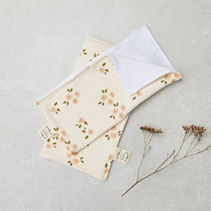 DAISYWashclothsetDaisy_Organic Muslin Cotton Over the Dandelions