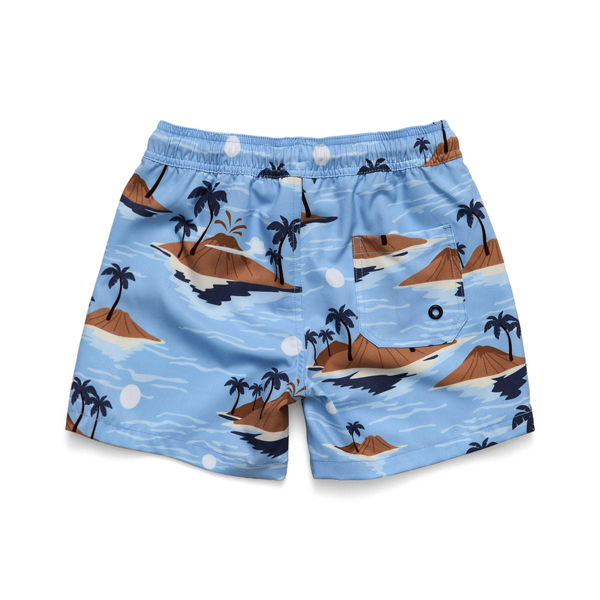 Crywolf Board Shorts - Blue Lost Island