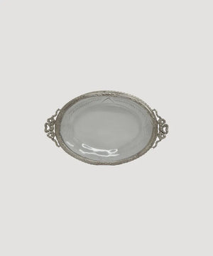 French Country Cut Glass Soap Dish