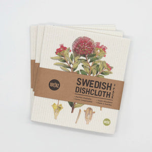 Swedish Dishcloths - Botanical Illustrations + 100%NZ