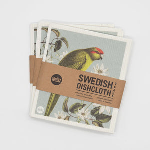 Swedish Dishcloths - Birds & Botanicals + 100%NZ