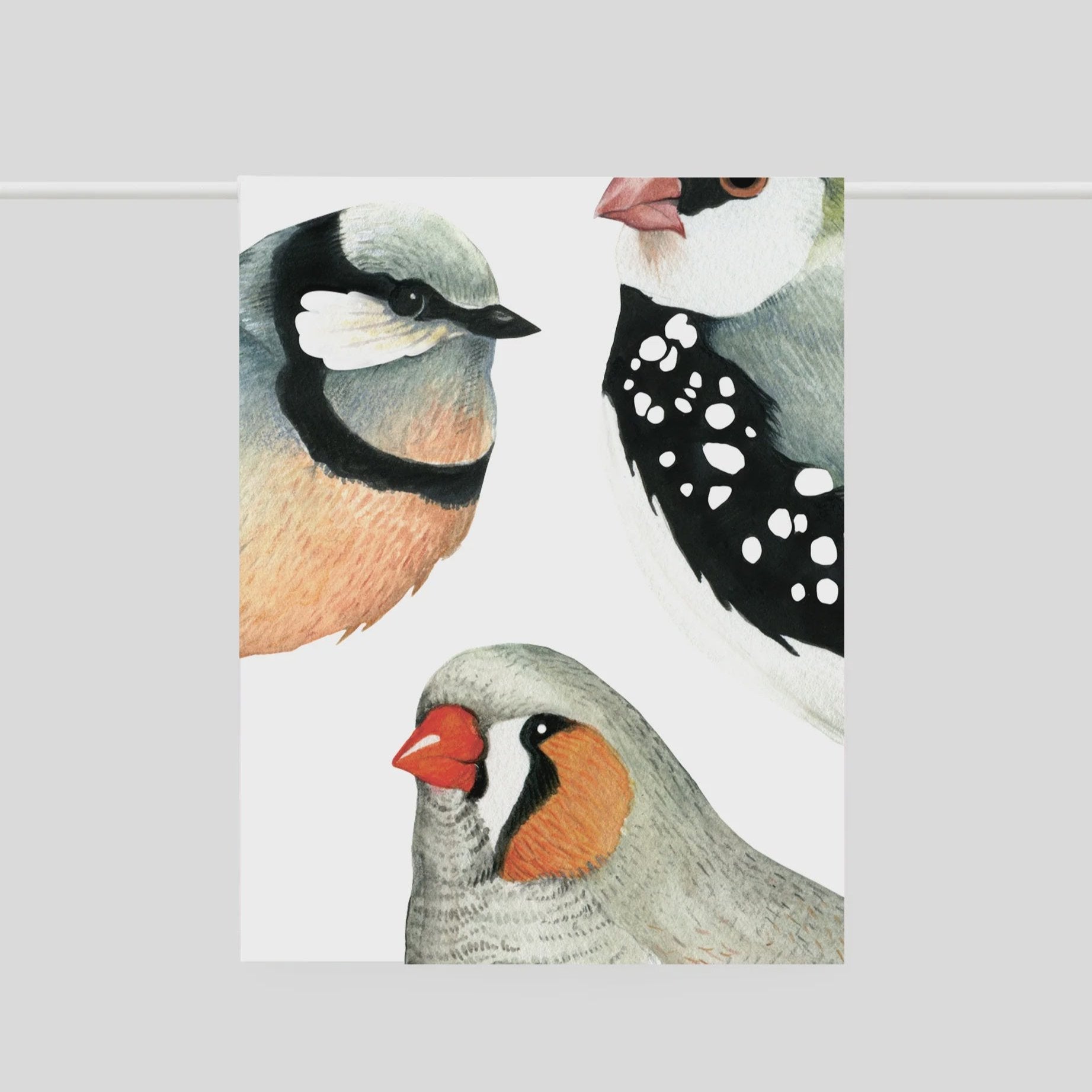 Birds Tea Towel - Best Abroad