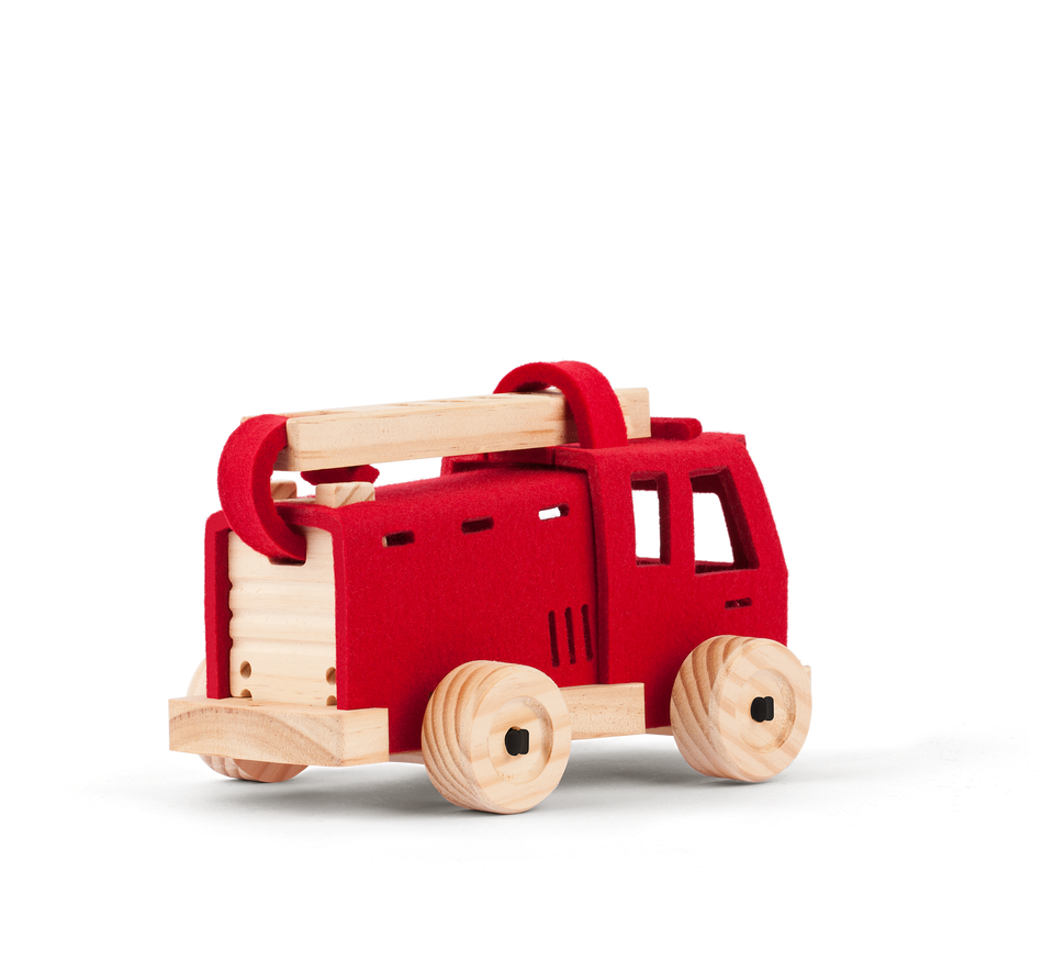 Woolkin Brave Dave Fire Engine - Mini