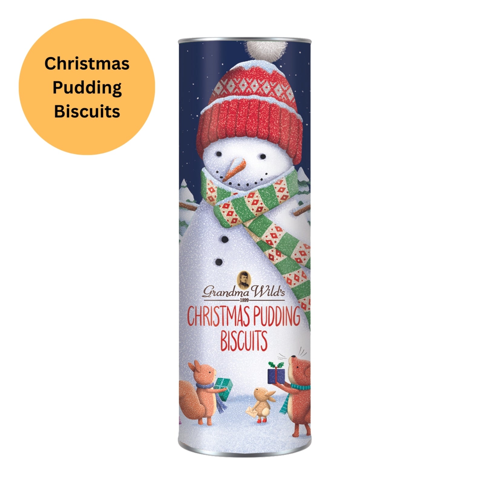 Snowman and Woodland friends Giant Tube 200g