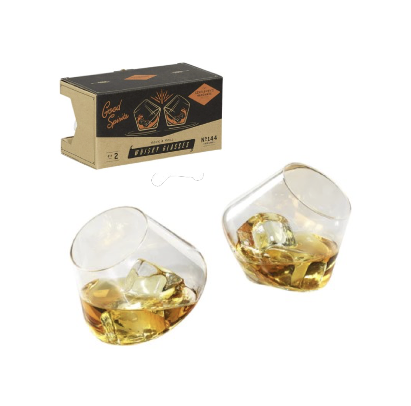 HAKA Rock & Roll Whisky Glasses Set of 2