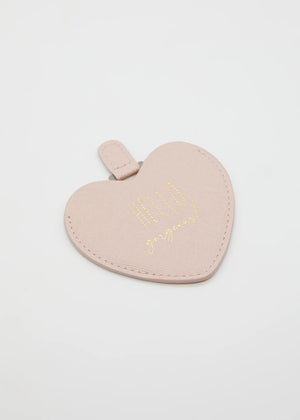 Stella Gemma HEART COMPACT MIRROR BLUSH