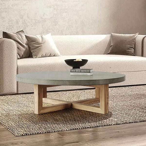 Le Forge Concrete Quad Coffee Table