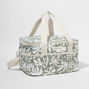 Canvas Cooler Bag Vacay Olive - Sunnylife