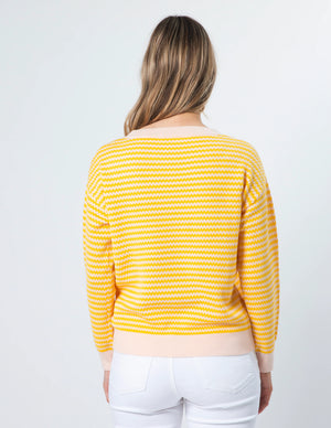 Stella Gemma KHLOE Knit JUMPER - SUNRISE