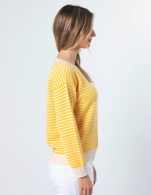 Stella Gemma KHLOE Knit JUMPER - SUNRISE