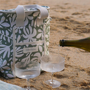 Canvas Drinks Cooler Vacay Olive - Sunnylife