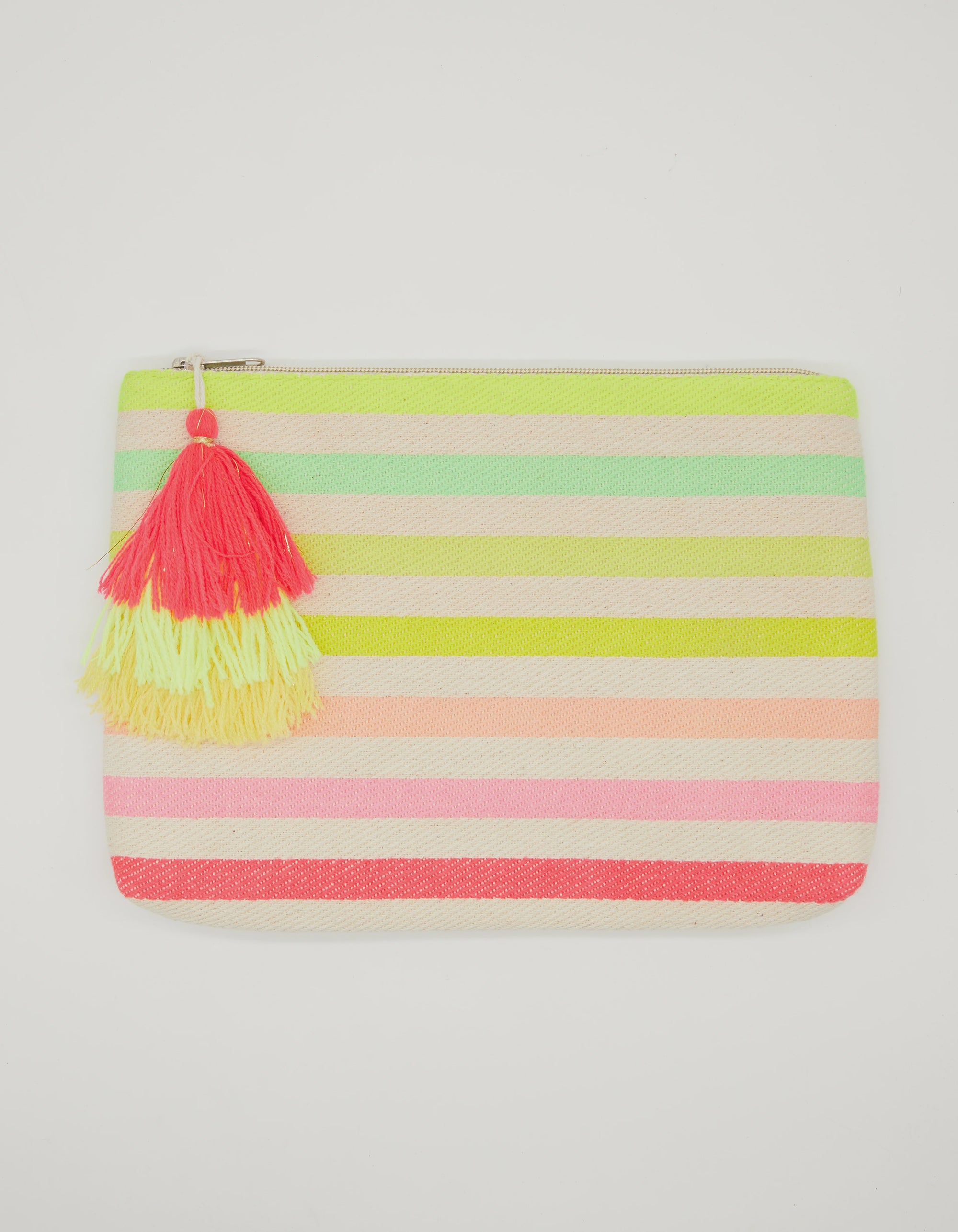 Large Pouch Coloured Stripes Stella Gemma