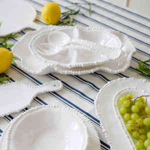 Melamine Pearl Serving Dish + Le Forge