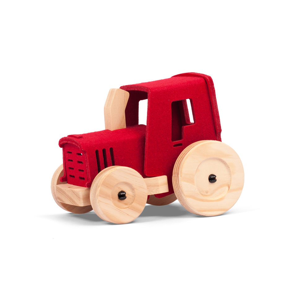 Woolkin Big Red Tractor - Mini