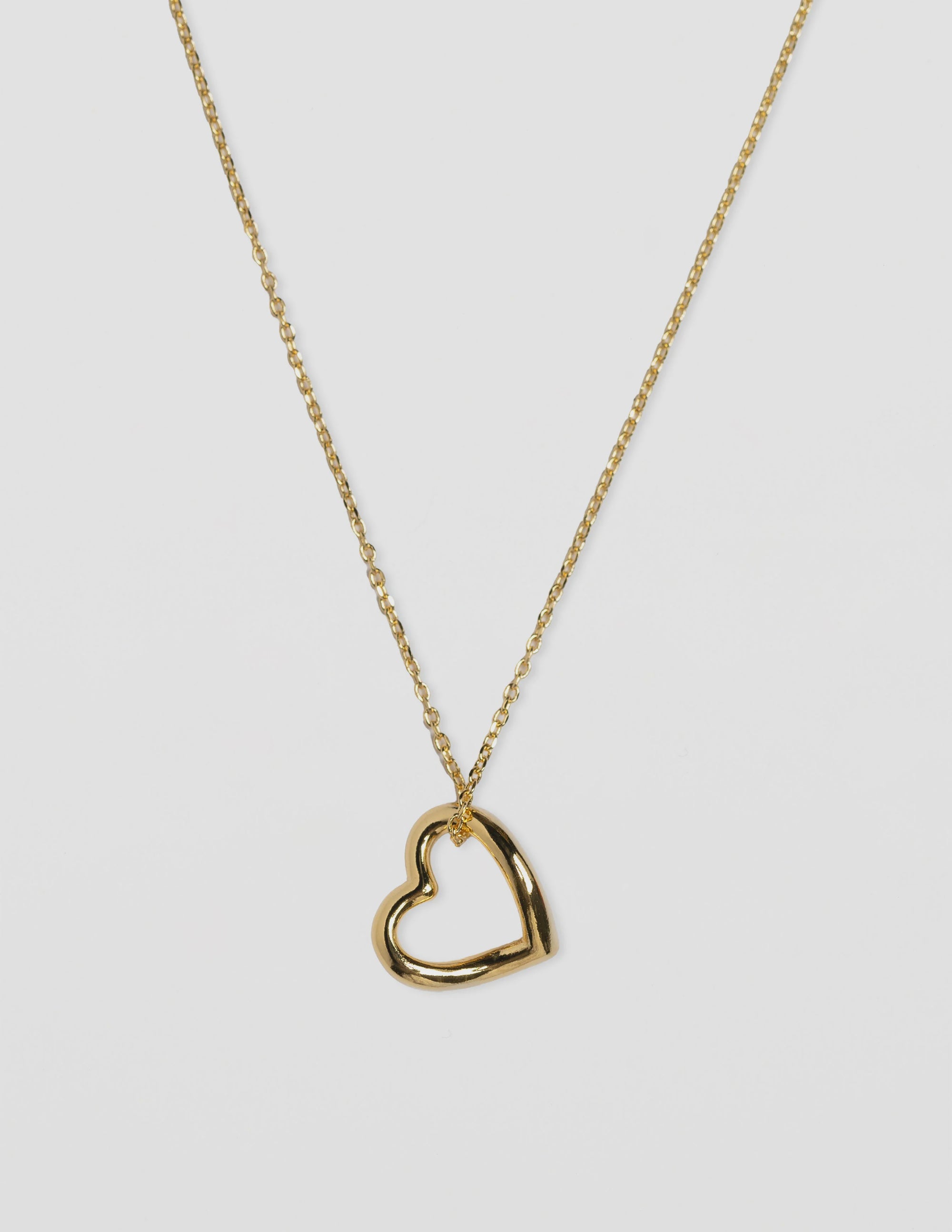 Stella+Gemma NECKLACE HEART OUTLINE - GOLD