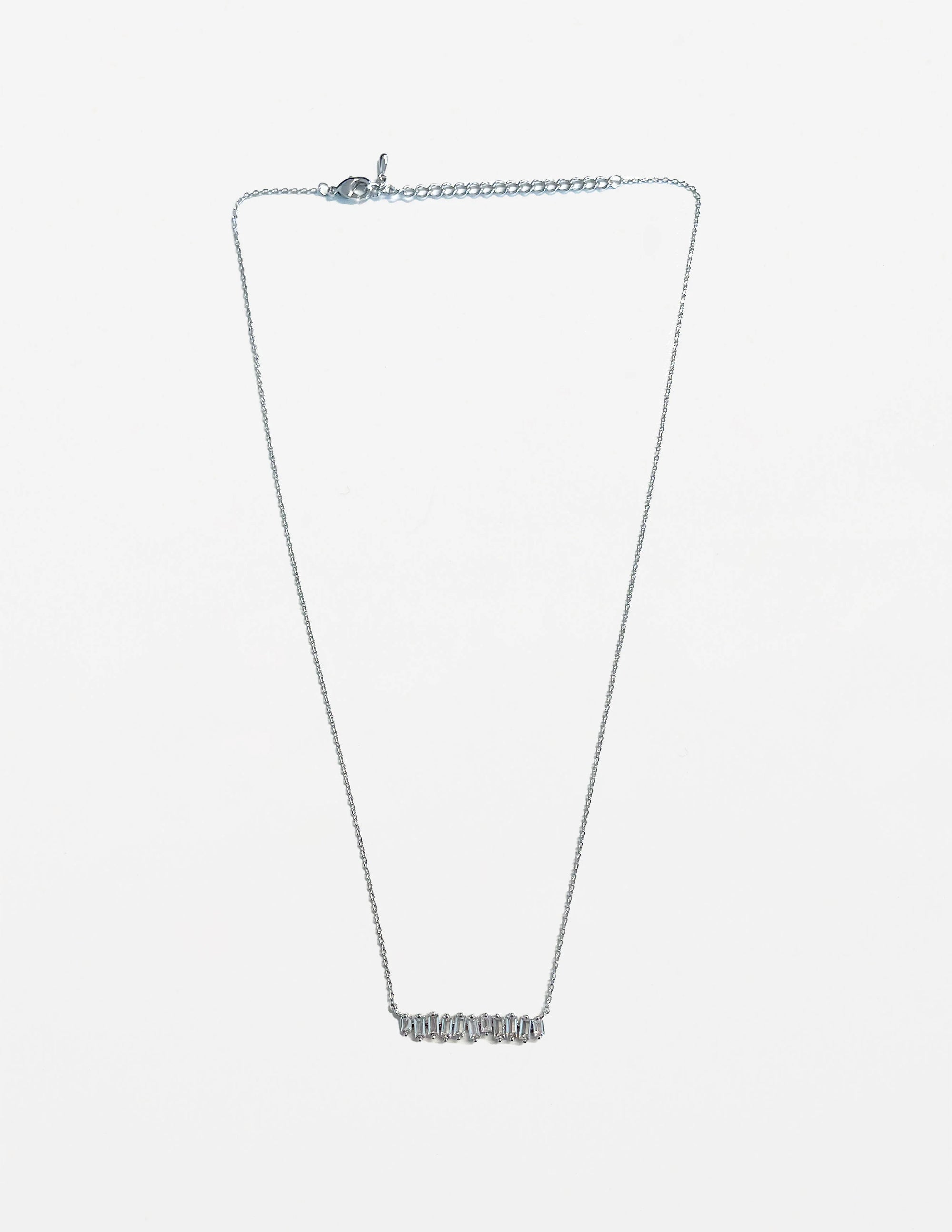 NECKLACE CRYSTALS - SILVER Stella Gemma