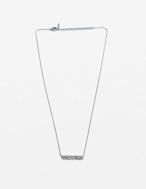 NECKLACE CRYSTALS - SILVER Stella Gemma