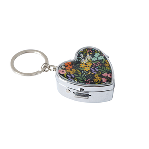 Nibble Distributors Flower Market pill box keyring