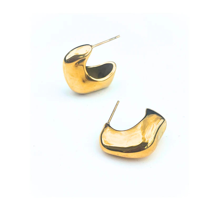 Orbe Gold Studs - Lindi Kingi