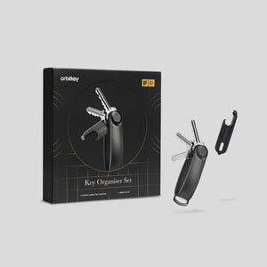 Key Organiser Hybrid Leather + Multi-tool Gift Set limited edition black