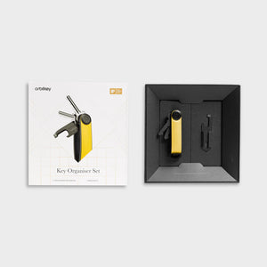 Key Organiser Hybrid Leather + Multi-tool Gift Set limited edition Solar Yellow