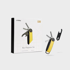 Key Organiser Hybrid Leather + Multi-tool Gift Set limited edition Solar Yellow