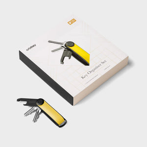 Key Organiser Hybrid Leather + Multi-tool Gift Set limited edition Solar Yellow