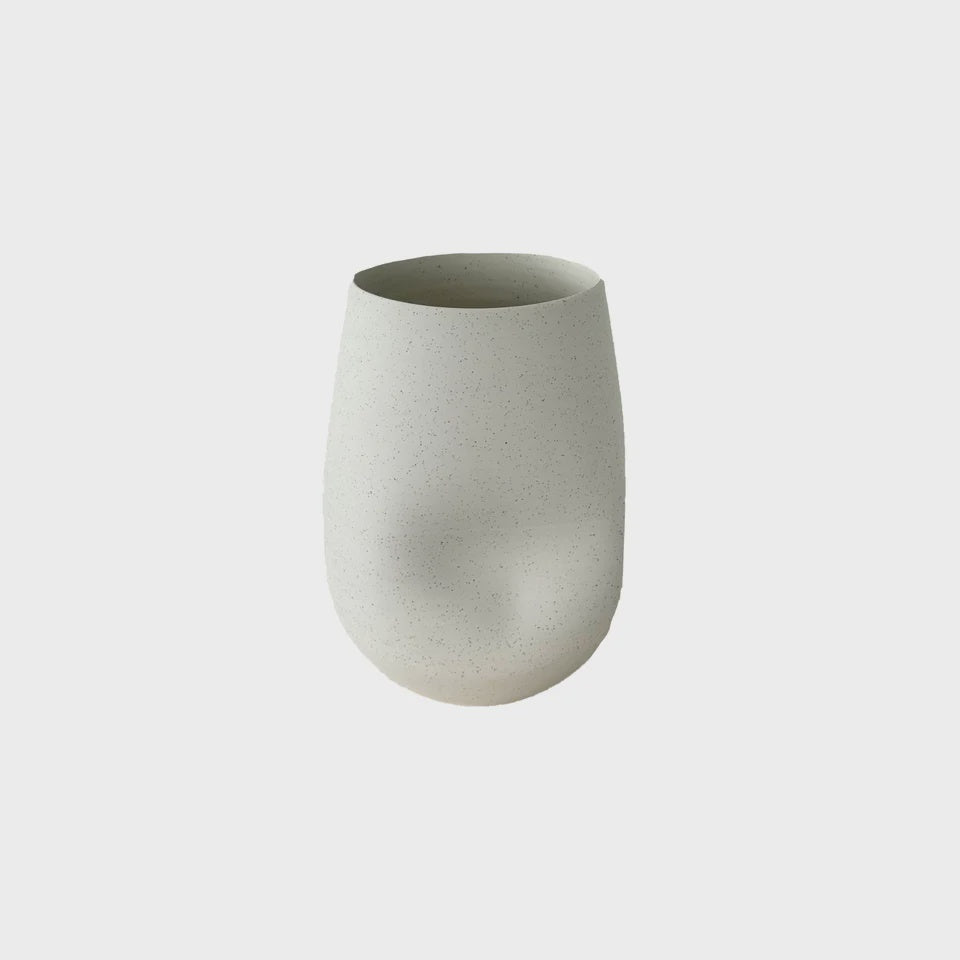 PAPIER HQ X DANSKE MOBLER  HAZEL VASE BEIGE Small