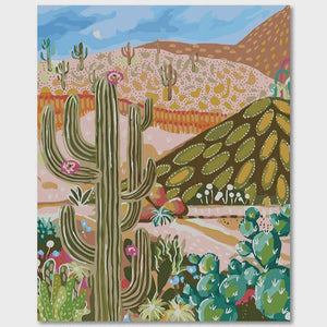 Paint by Number Cactus Valley - Journey of Something