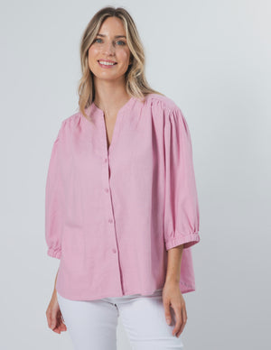 Stella Gemma TAMMY BLOUSE - MARSHMALLOW