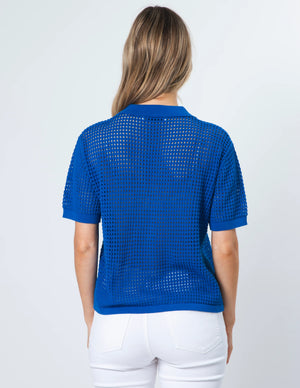 HOLLY TOP - COBALT - Stella + Gemma