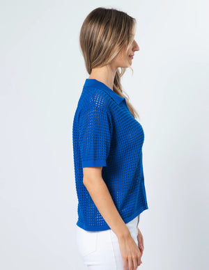 HOLLY TOP - COBALT - Stella + Gemma