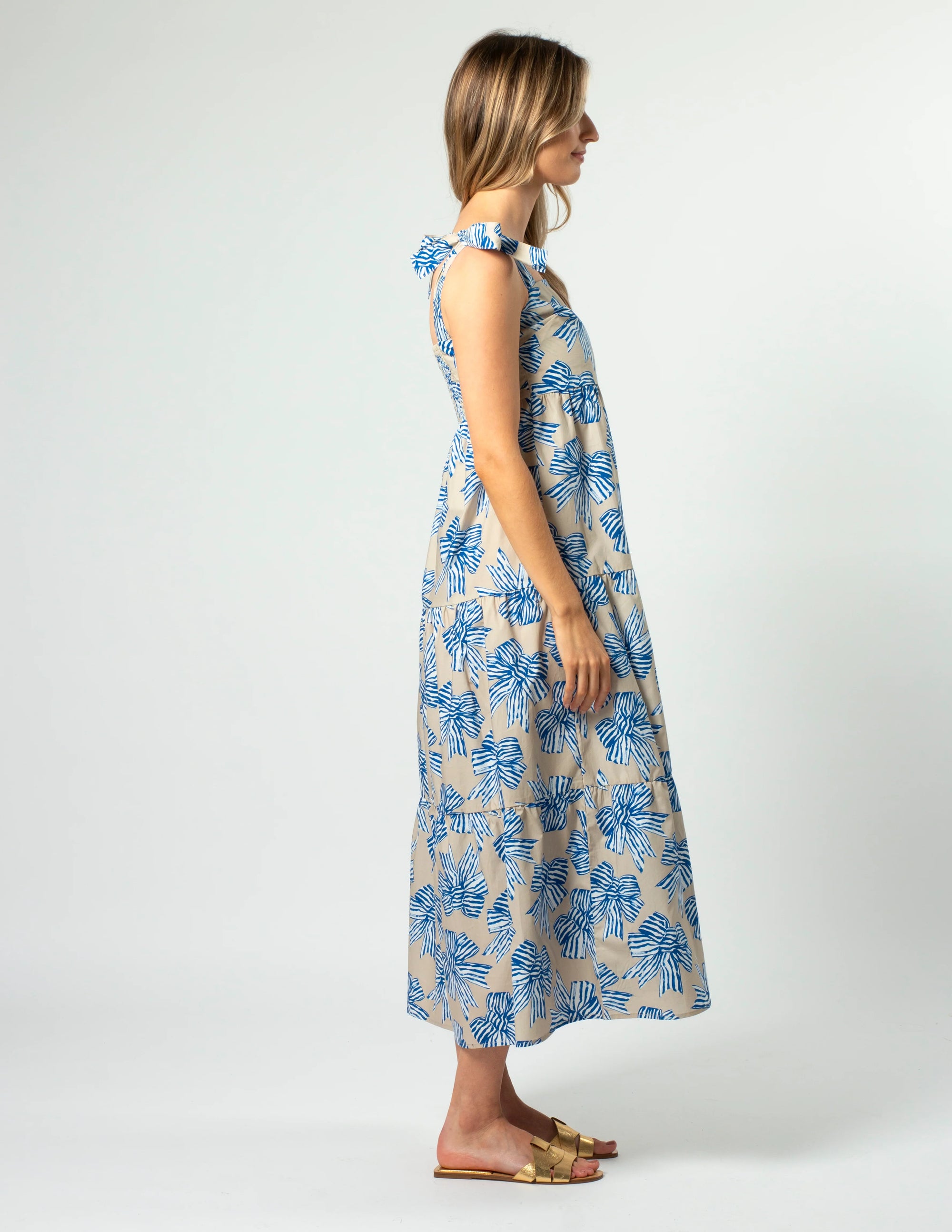 IVY DRESS - BOWTIFUL BLUE - Stella + Gemma