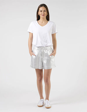 STELLA + Gemma ESSENTIALS CELESTE SHORT - SILVER