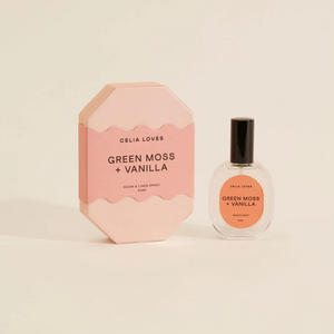 Green Moss & Vanilla Room Spray - Celia Loves